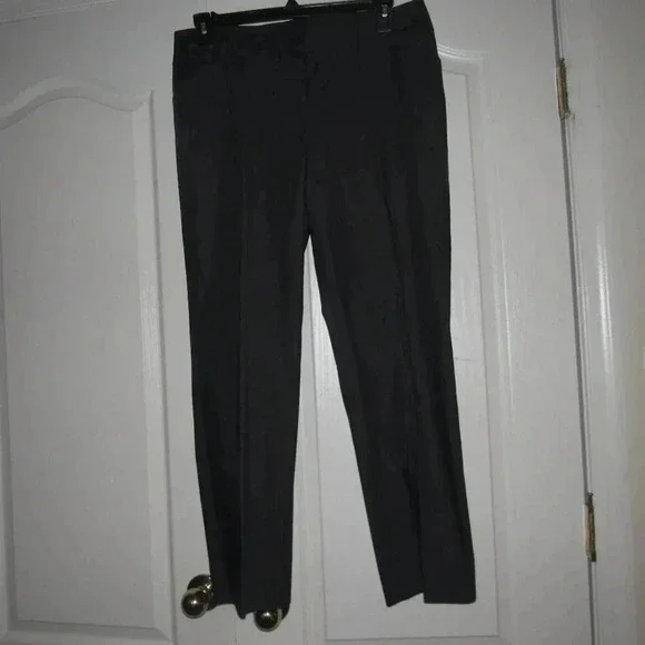 TALBOTS Signature Cotton Blend Stretch Gray Pants Size 14 - Picture 2 of 7